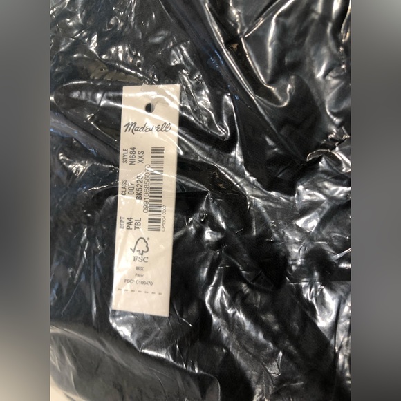 NWT Madewell Organic Cotton Lightspun V-Neck Midi Dress XXS - Picture 6 of 10